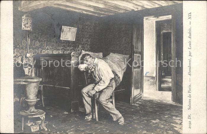 Verlag Salon de Paris Nr. 2092 Abandonne par Louis Andres