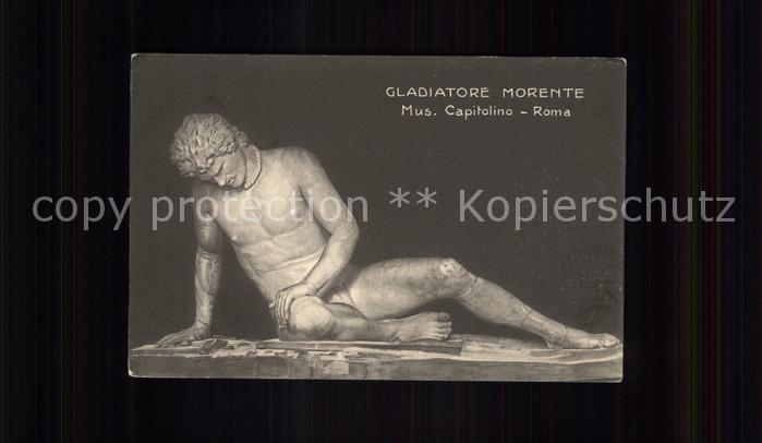 Skulpturen Gladiatore Morente Museo Capitolino Rom