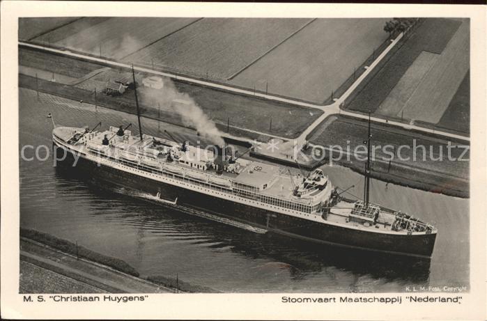 Dampfer Oceanliner M.S.Christiaan Huygens