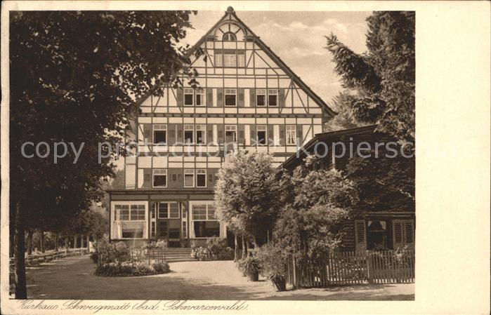 Schopfheim Kurhaus Schweigmatt