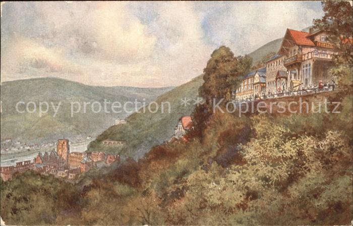 Heidelberg Neckar Cafe Restaurant Molkenkur