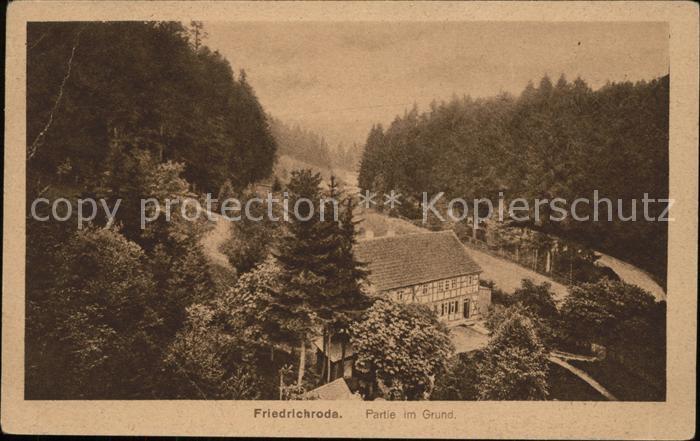Friedrichroda Partie im Grund