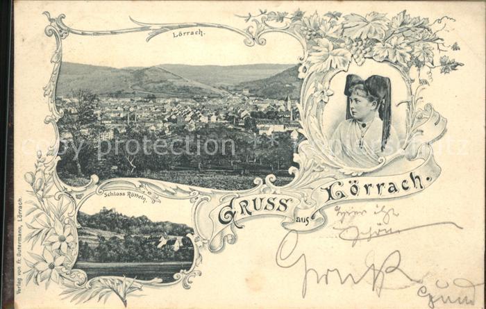 LoeRRACH Baden BW Totalansicht Schloss Roetteln