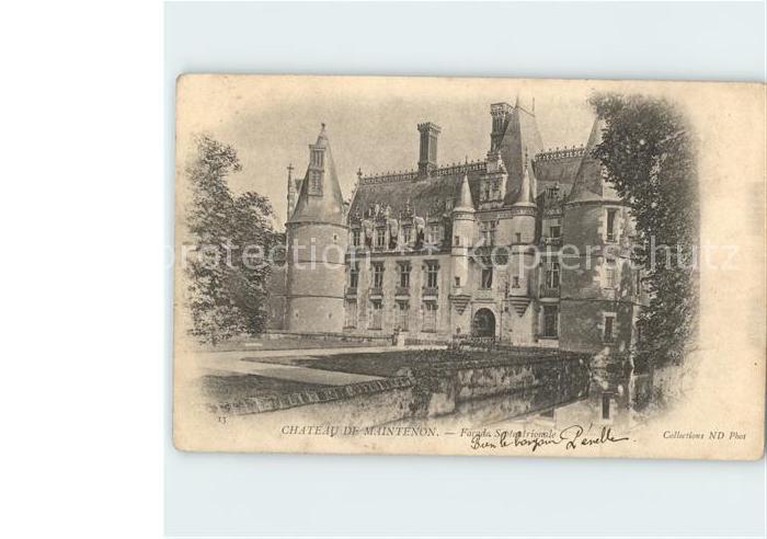 Maintenon Chateau Facade Septentrionale