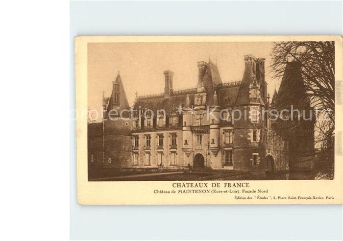 Maintenon Chateau Facade Nord Collection Chateaux