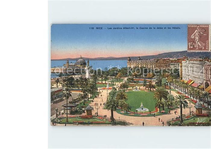 Nice Alpes Maritimes Jardins Albert Ier Casino de la Jetee e