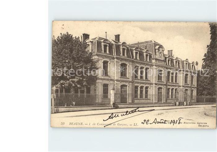 Beaune Cote d Or Burgund Ecole Communale de Garcons