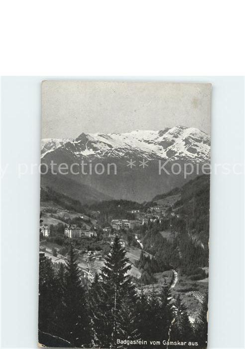 Badgastein Blick vom Gamskar Alpenpanorama