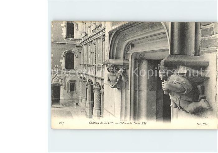 Blois 41 Colonnade Louis XII du Chateau