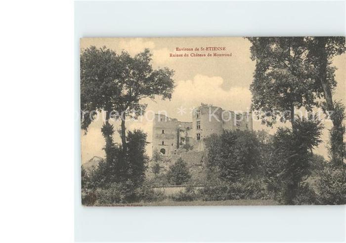 Montrond-les-Bains Ruines du Chateau