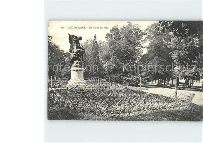 Aix-les-Bains Un coin du Parc Monument