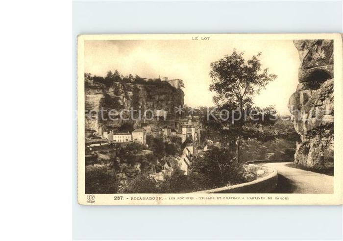 Rocamadour Les Rochers Village et Chateau
