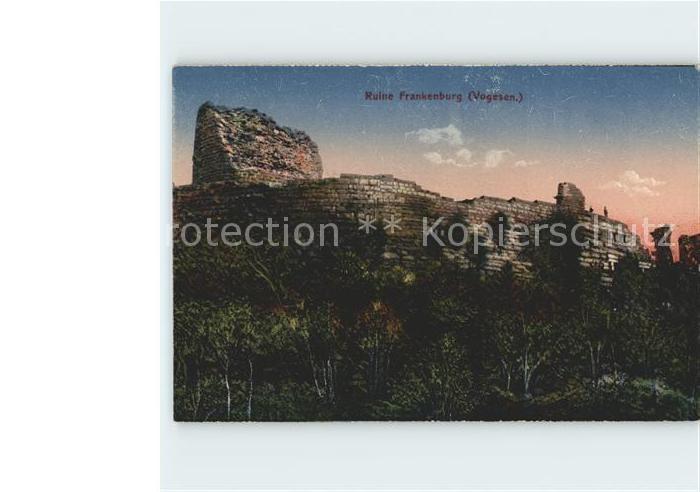 Neubois Burgruine Frankenburg Vogesen
