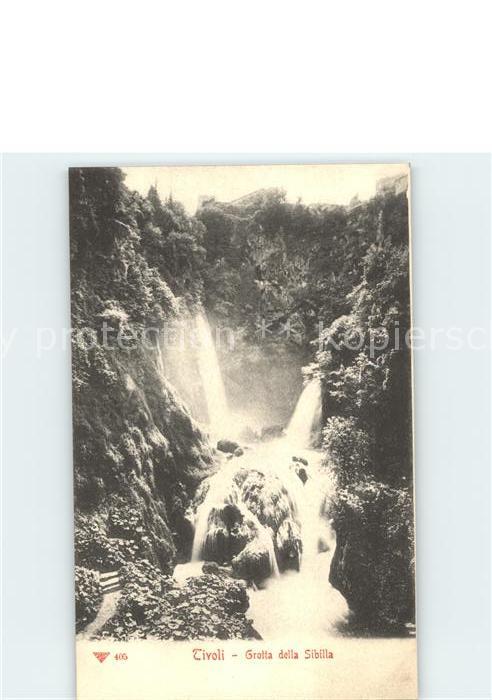 Tivoli Grotta della Sibilla Wasserfall