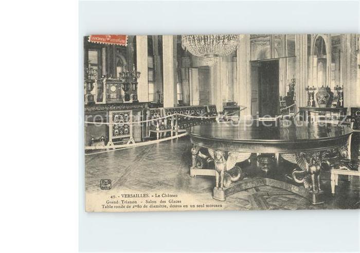 Versailles Yvelines Chateau Grand Trianon Salon des Glaces