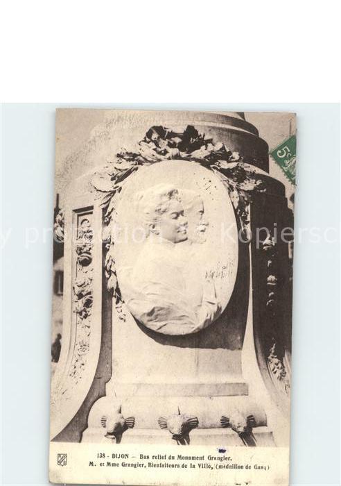Dijon 21 Bas relief du Monument Grangier