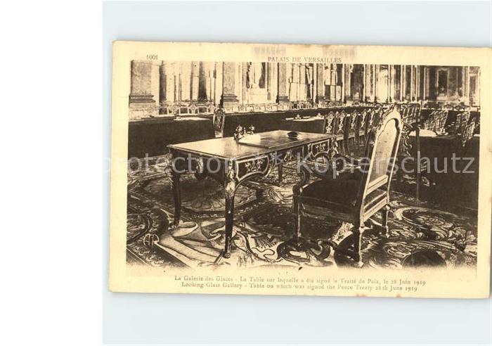Versailles Yvelines Palais Galerie des Glaces Traite de Paix Histoire