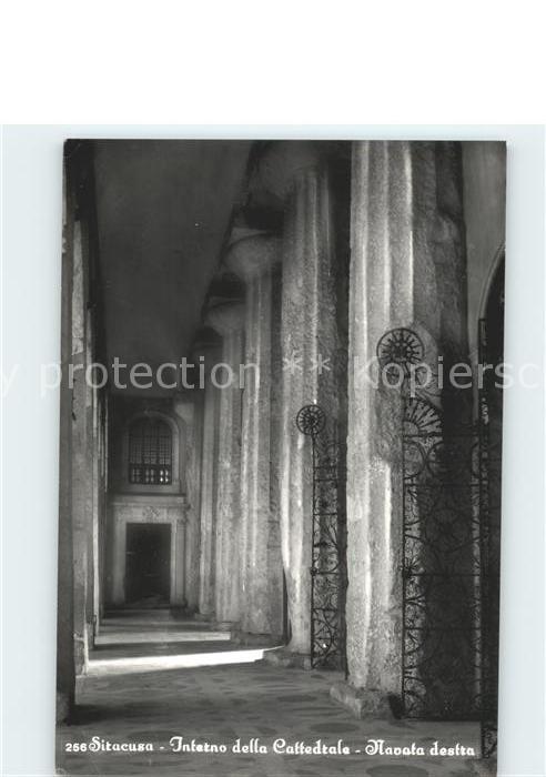 Siracusa Interno della Cattedrale Domkirche