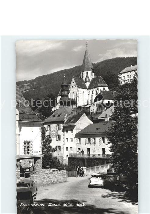 Murau Steiermark Ortspartie Kirche Sommerfrische