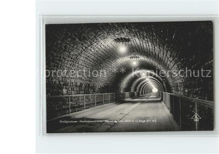 Heiligenblut Kaernten Grossglockner Hochalpenstrasse Hochtortunnel