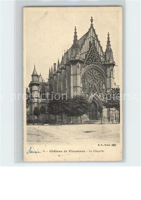 Vincennes Chateau Chapelle