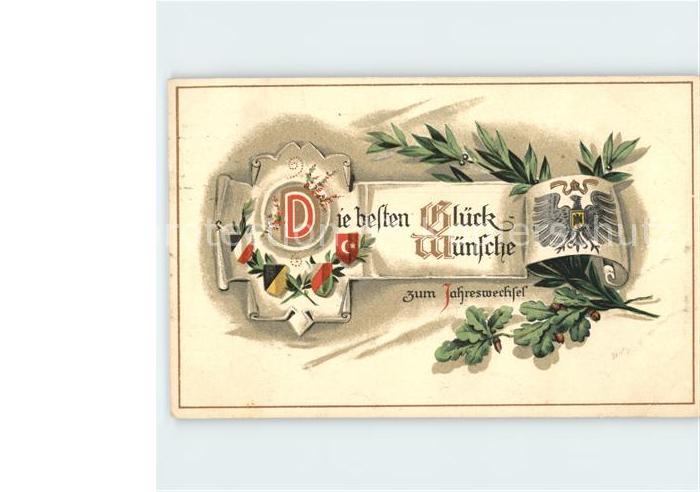 DRESDEN Elbe Neujahrskarte