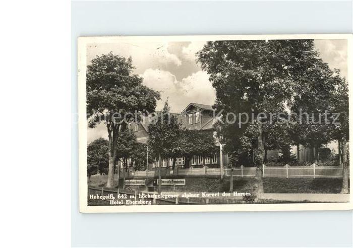 Hohegeiss Harz Hotel Ebersberg Kurort