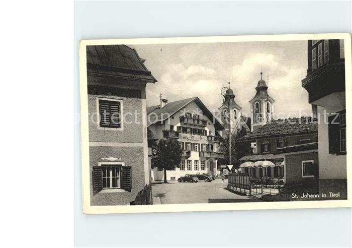 St Johann Tirol Partie an der Kirche