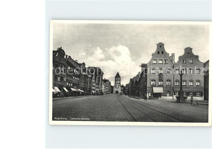 Augsburg Jakoberstrasse Giebel