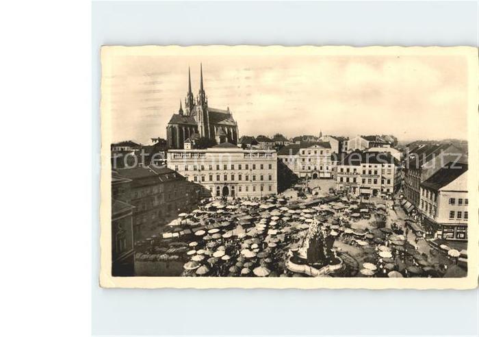 Bruenn Brno Krautmarkt Mährisches Landesmuseum Kirc