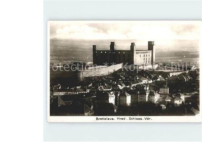 Bratislava Pressburg Pozsony Schloss