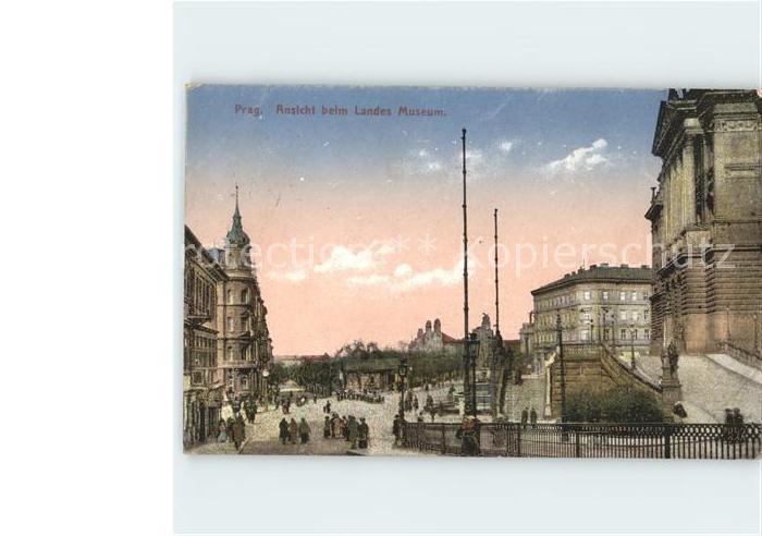 Prag Prahy Prague Ansicht beim Landesmuseum