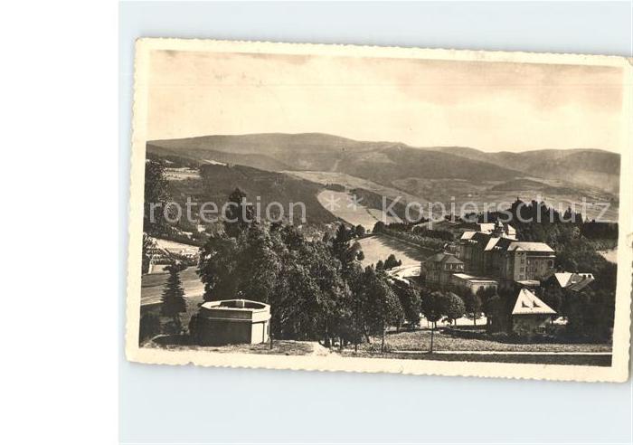Bad Graefenberg Schlesien Priessnitzsanatorium Panorama