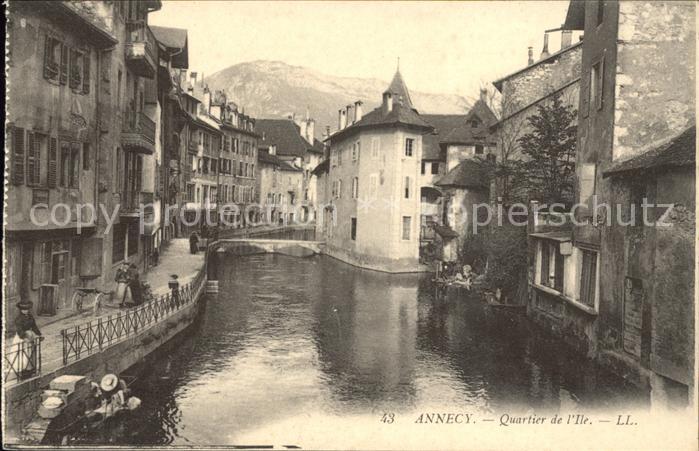 Annecy Haute-Savoie Quartier de l'Ile
