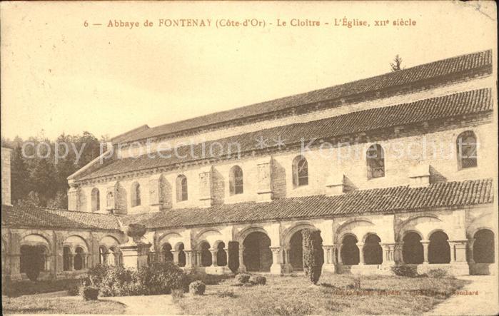 Montbard Abbaye de Fontenay Cloitre Eglise XII s
