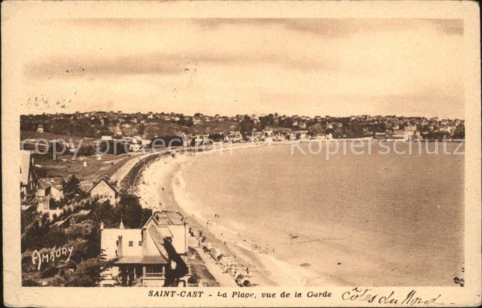 Saint-Cast-le-Guildo Plage vue de la Garde