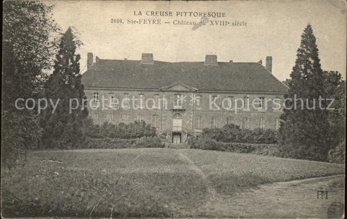 Sainte-Feyre Chateau du XVIII siecle