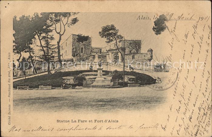 Alais Statue La Fare et Fort
