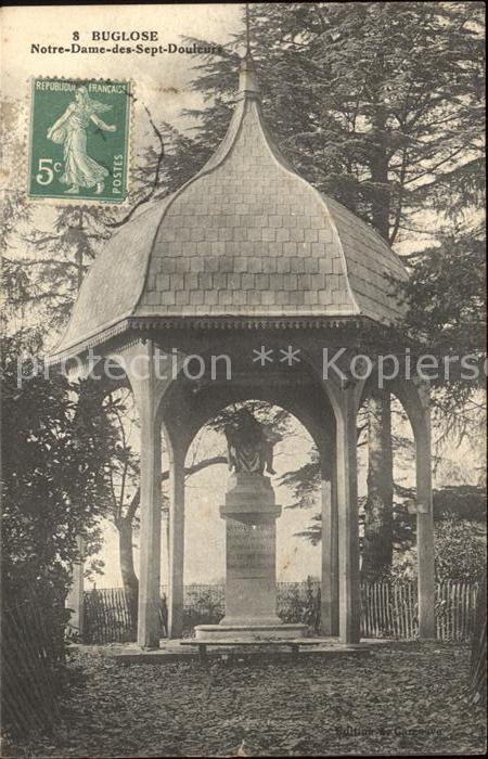 Buglose Notre Dame des Sept Douleurs Stempel au