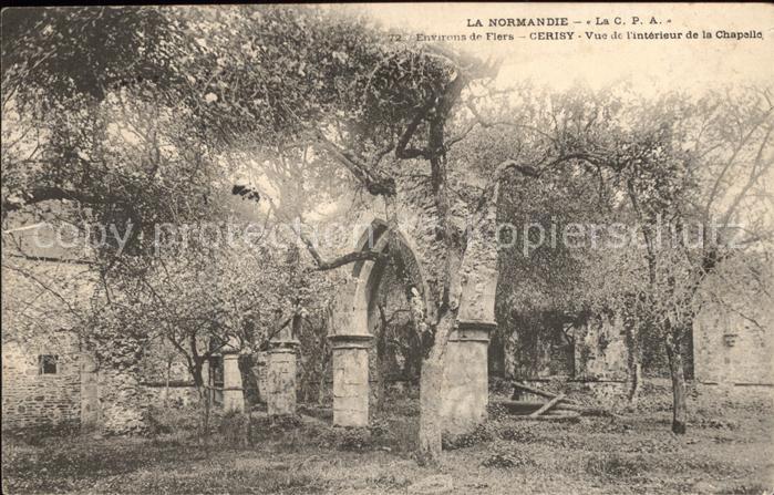 Cerisy-Belle-Etoile Vue de l'interieur de la Chapelle