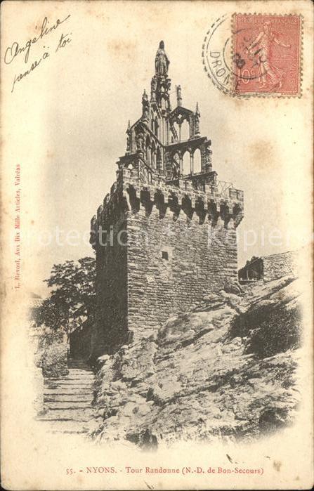 Nyons Drome Tour Randonne Notre Dame de Bon Secours