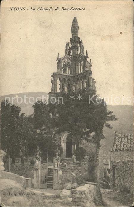 Nyons Drome Chapelle de Bon Secours