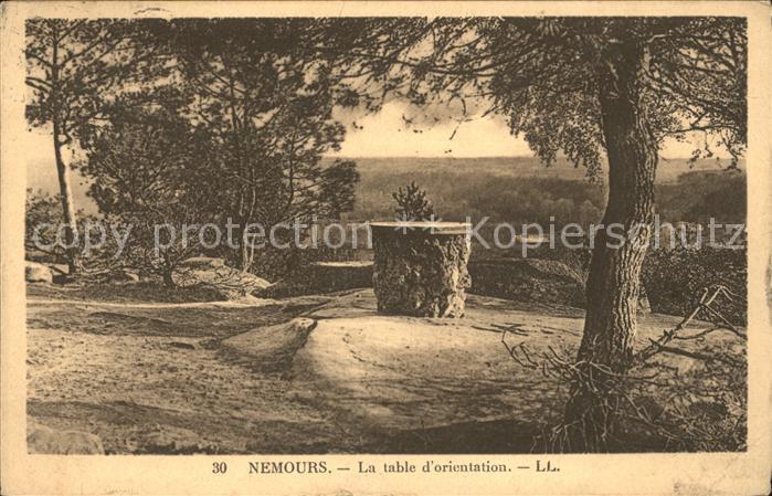 Nemours Seine-et-Marne Table d_orientation