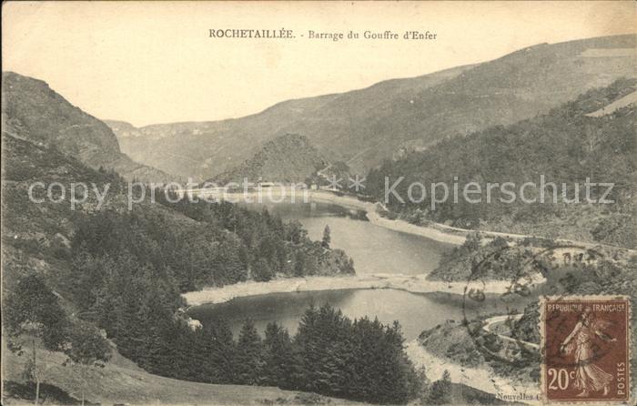 Rochetaillee Saint Etienne Barrage du Gouffre d_Enfer Stempel auf