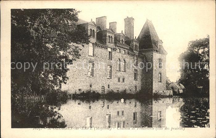 Saint-Georges-sur-Erve Chateau de Foulleforte