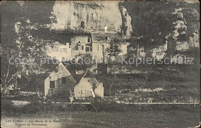 Les Eyzies-de-Tayac-Sireuil Rocher de Girouteaux Station prehistori