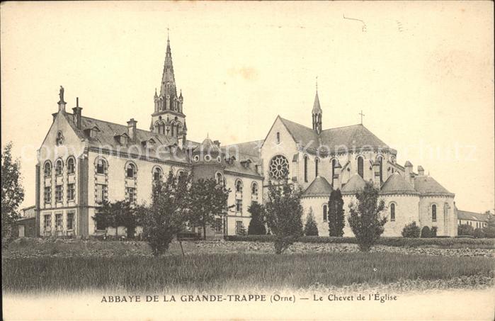 Soligny-la-Trappe Abbaye de la Grande Trappe Chevet de l'Eglise