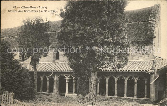 Charlieu Cloitre des Cordeliers XIII siecle