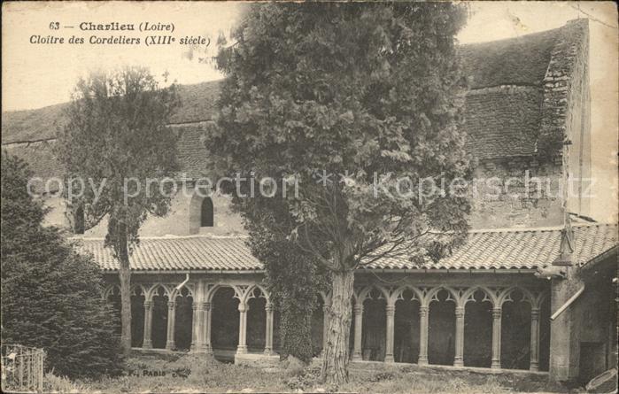 Charlieu Cloitre des Cordeliers XIII siecle