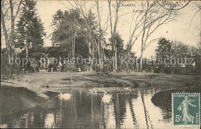 Nantes Loire Atlantique Jardin des Plantes Petit Etang Stempel